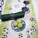 Fotball med Limpute 12 stk - Klistremerke thumbnail