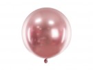 Glossy Ballong Rosegull 60 cm thumbnail