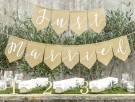 Banner Just Married Jute thumbnail