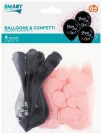 Ballong baby rosa konfetti thumbnail