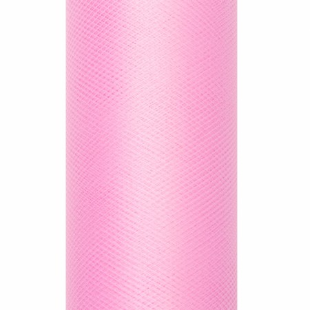 Tyll lys rosa 0,3 x 9m