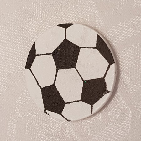 Fotball med Limpute 12 stk - Klistremerke