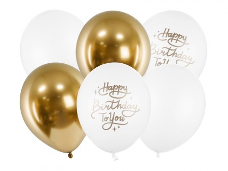 Ballonger Happy Birthday to you - 6 stk.