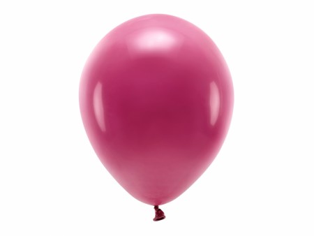 ECO Ballonger 10 Stk, 30cm - Pastell, Dyp Rød