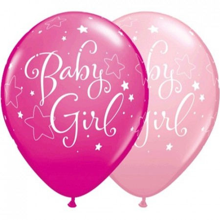 Baby Girl Pink & Wild Berry Ballonger