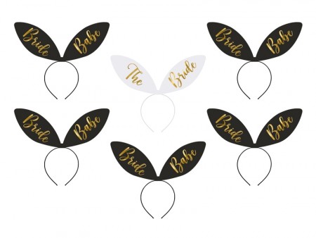 Hårbøyler Bride Squad 6 stk