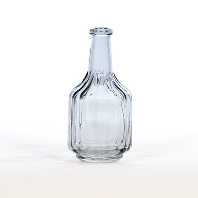 Minivase/flaske Stor 12,5cm mørk grå